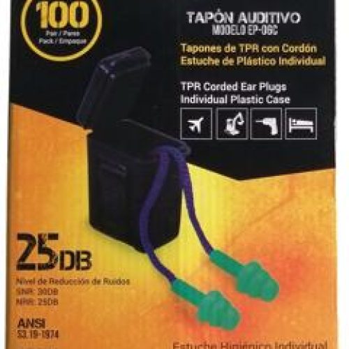 TAPON DE OIDO SPRO CON CORDON EN ESTUCHE INDIVIDUAL 107030074