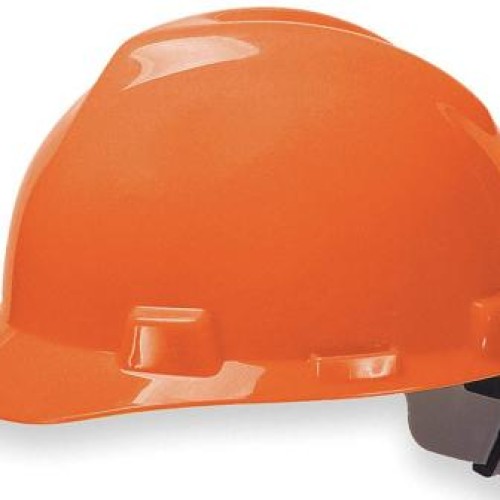 CASCO MSA V-GARD JOCKEY C/SLOT FAS-TRACK NARANJA – 475361