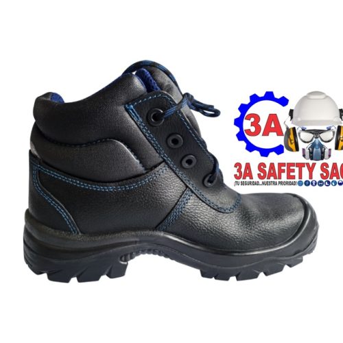 BOTIN GALLOPER PLUS POLIURETANO P/COMPOSITE 20 KV NEGRO/AZUL #02030365