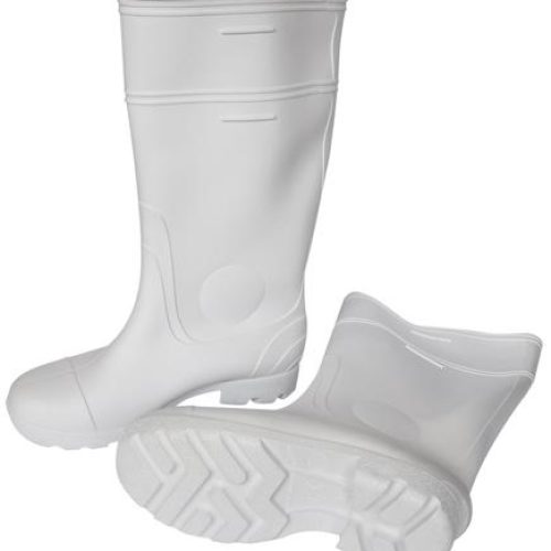 BOTA PVC QUIMICA BLANCA 36 CM. PUNTA ACERO