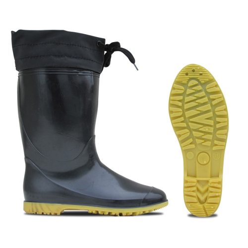 BOTA PVC 25 CM. LANCER NEGRA/AMARILLO