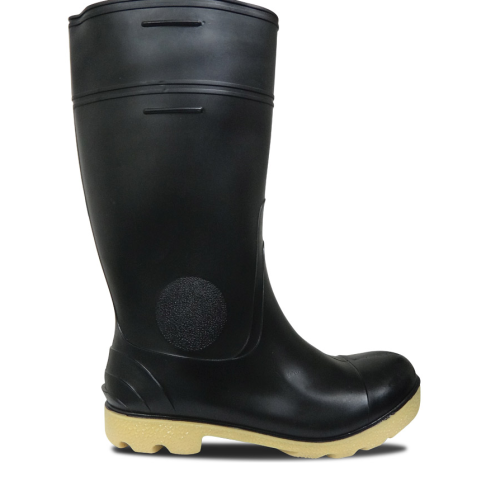 BOTA PVC INDUSTRIAL 36 CM. NEGRA P/AMAR.