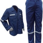 CONJUNTO DRILL TEC COLOR AZUL CON CINTA REFLECTIVA CHINA 1"