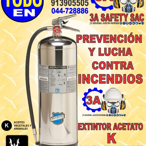 EXTINTOR ACETATO DE POTASIO (K) 2.50 GL (9 L )