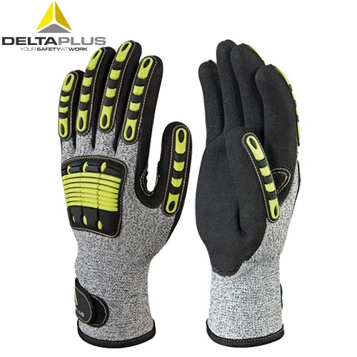 GUANTES VV910 ANTI IMPACTO C/VERDE/NEGRO DELTA PLUS