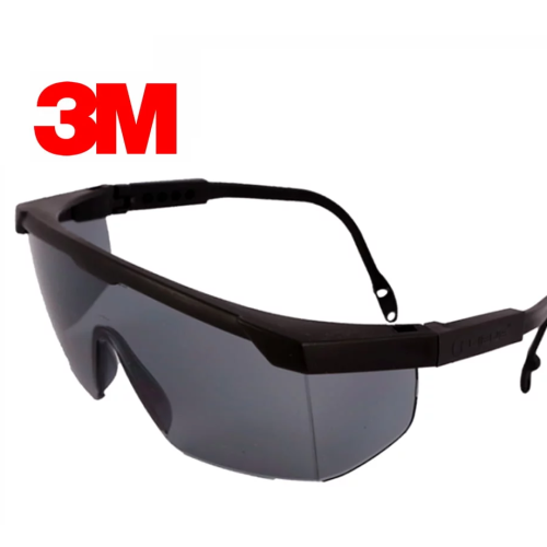 LENTES DE SEGURIDAD 3M LUNA OSCURA ANTI-SCRATCH Y ANTI-FOG (CLASICO) (ANSI Z87.1)