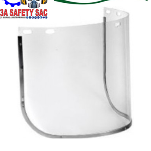 VISOR POLICARBONATO CLARO 8″ X 15.5″ X1MM BORDE ALUMINIO (10601005) SPRO