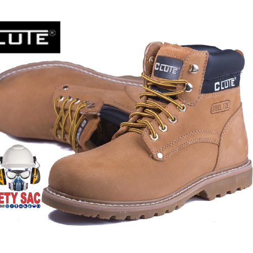 BOTIN TITAN HONEY CUERO NUBUCK P/ACERO – CLUTE