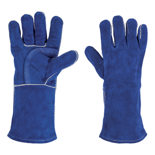 GUANTES AZULES REFORZADOS PARA SOLDADOR, TRUPER 15246/GU-SOL