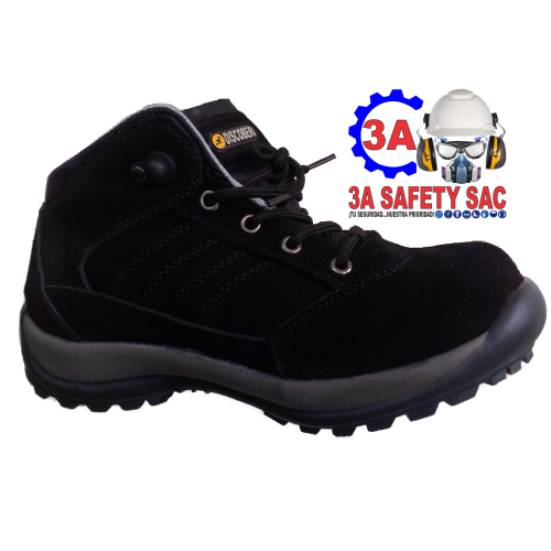 ZAPATILLA DAMA DISCOVERY –P/ACERO NEGRO/NEGRO.