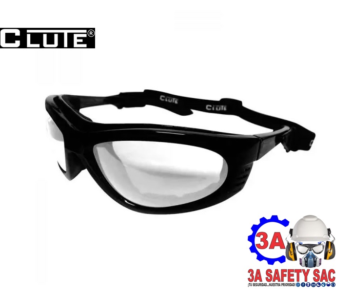 ANTEOJO ALPINE PC/EVA M/NEGRO TRANSLUCIDO L/CL-CLARO AF C/CORREA - CLUTE - Imagen 2