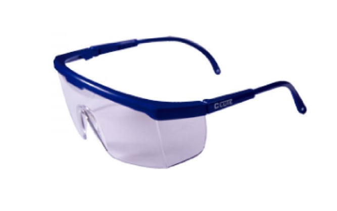 ANTEOJO/LENTE ASTRO-LITE M/AZUL CLARO ANTIFOG (AF) REGULABLE - CLUTE