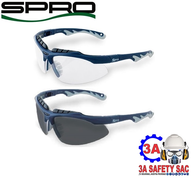 ANTEOJO REVO M/AZUL OSCURO AF 8002 SPRO ANSI Z87.1 - Imagen 2