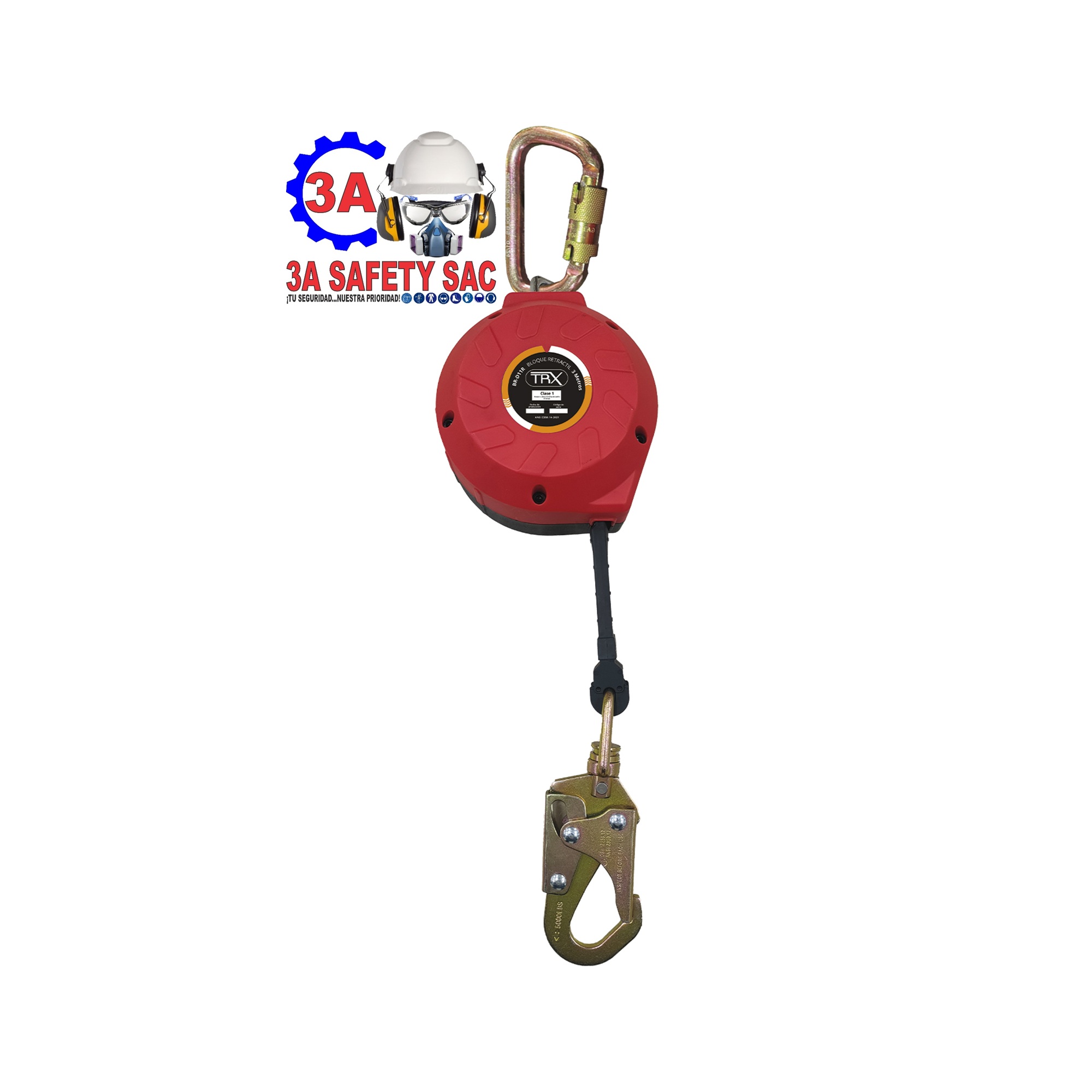 BLOQUE RETRACTIL TRX CON CINTA 3 MT /11FT (10214001)