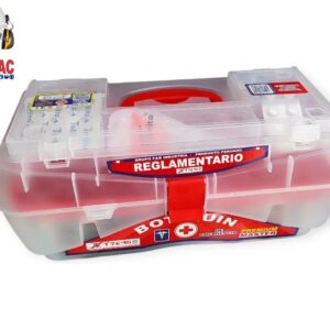 BOTIQUIN DE EMERGENCIA PVC TIPO MALETIN (MASTER) BOX 35 ANCHO X 16 LARGO X 16 ALTO IMPLEMENTADO - 14"