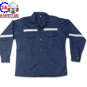 CAMISA DRILL TEC C/AZUL C/CINTA REF. CHINA 1" T. M