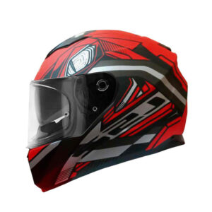 CASCO INTEGRAL LS2 FF320 STREAM EVO BADASS NEGRO/ROJO TALLA M