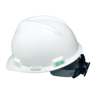 CASCO MSA V-GARD JOCKEY C/SLOT FAS-TRACK BLANCO - 475358