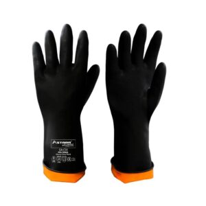 GUANTE JEBE NEGRO CALIBRE 35 150G PROTEMAX ASTARA GA-C35 TALLA 9 - L