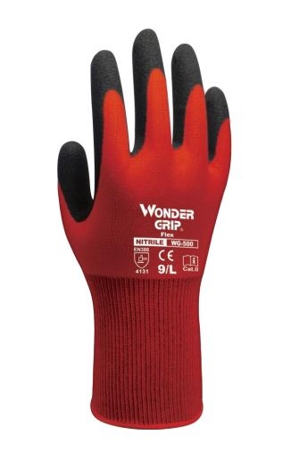 GUANTE MULTIPROPÓSITO DE PALMA DE NITRILO WONDER GRIP WG-500 FLEX TALLA 8 (M) - Imagen 2