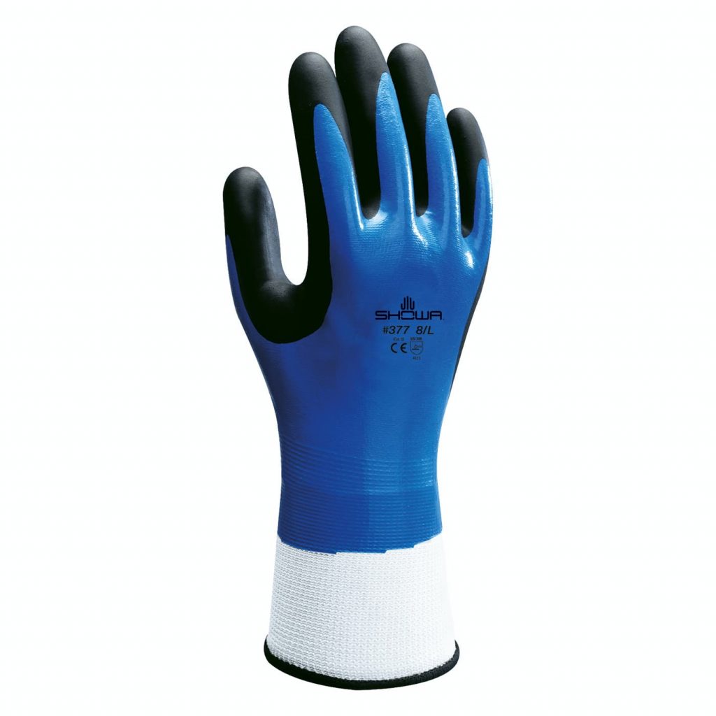 GUANTE NITRILO 377-08 (L) SHOWA-BEST FOAM GRIP - Imagen 2