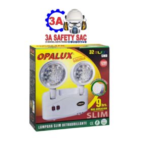 LAMPARA (LUCES) EMERGENCIA AUTOMAT. 32 LED BATERIA 9 HRAS 9101-220SMD / OPALUX-SONEX-TRA