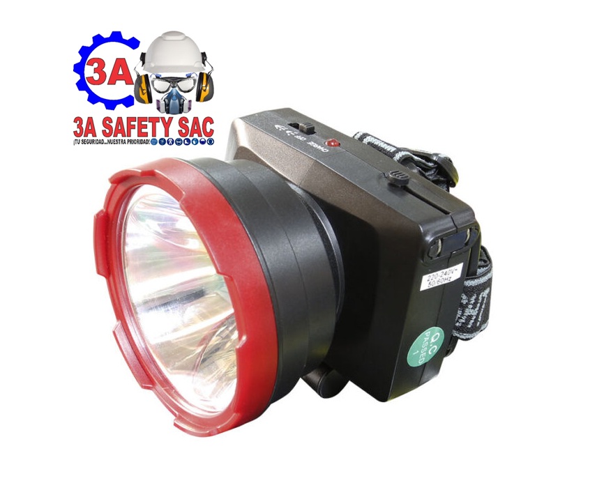 LINTERNA FRONTAL 5 WATTS OPALUX OP-5052 RECARGABLE 220V – 2 TIEMPOS