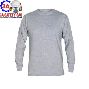 POLO ALGODÓN 30/1 C/REDONDO, M/LARGA MELANGE T. L (POALME30)