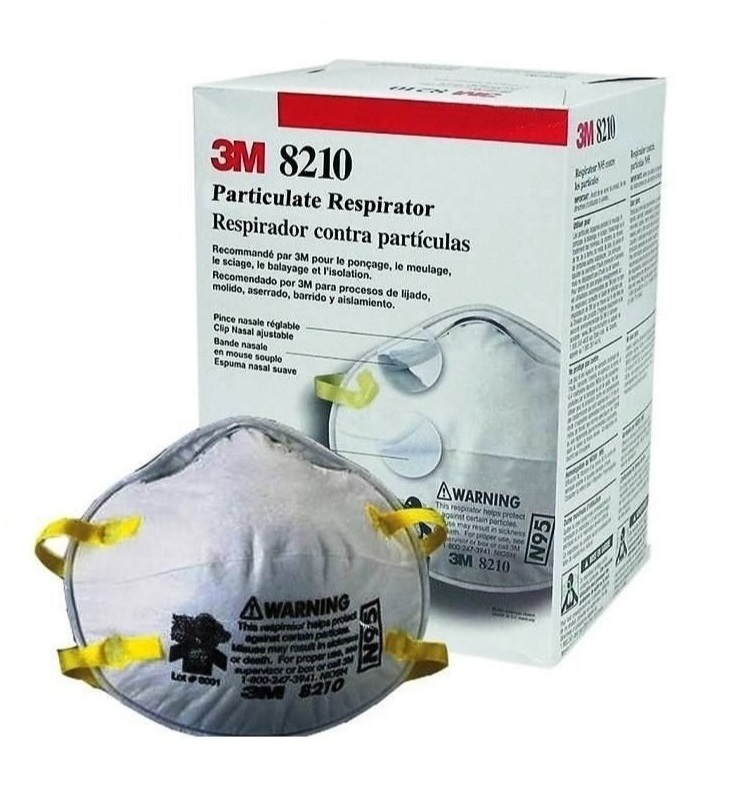 RESPIRADOR 8210 POLVO/PART. LIQ. S/ACEITE N95 (CJA X 20) 3M - Imagen 2