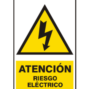 SEÑAL VINIL 20X30 ATENCION RIESGO ELECTRICO