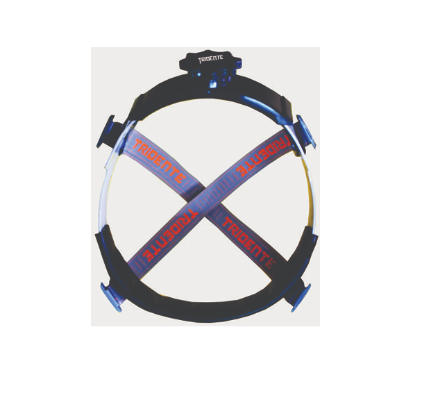 CASCO JOCKEY TRIDENTE SUSP. NYLON RACHET 4 PTAS. - BLANCO (ANSI Z89.1) TYPE 1 CLASS E - Imagen 2