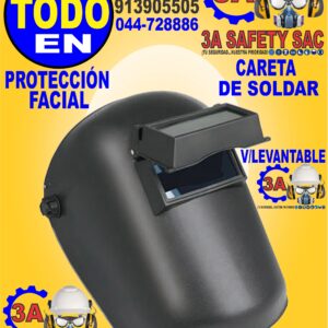 MASCARA (CARETA) DE SOLDADURA ELECTRICA VISOR LEVANTABLE MASTHERS (MS-VL)